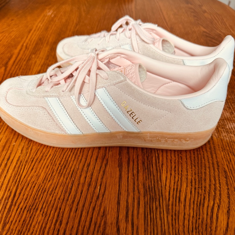 Adidas Gazelle Indoor Women's Sandy Pink/ Cloud White/ Gum Sneakers